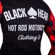 Moto mikina W-TEC Black Heart Ramforge - červeno-černá