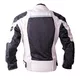 Dámská letní textilní moto bunda BOS Aylin - Silver Grey