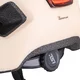 Dětská cyklo přilba s LED světlem ISL Lumitto - Blush Pink