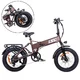 Skládací elektro fat bike inSPORTline ISL Baxom 840Wh 20" • dojezd až 100 km • 170-205 cm
