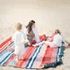 Pikniková deka inSPORTline Livetino 300x200 cm - ibišková noc
