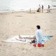Pikniková deka inSPORTline Maritino 208x197 cm - mořský život