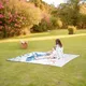 Pikniková deka inSPORTline Maritino 208x197 cm - mořský život