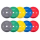 Gumové kotouče inSPORTline Bumper Plate Go 50mm 5-25kg