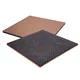 Puzzle tatami podložka inSPORTline Malmeida 100x100x4 cm - mocha mousse-černá, vzor 5 proužků