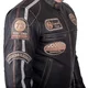 Pánská kožená moto bunda W-TEC Sheawen Vintage