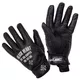 Letní kožené moto rukavice W-TEC Black Heart Darios - černá - černá