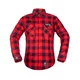 Košile W-TEC Black Heart Respector II - černá s modrým pruhem - červeno-černá