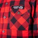 Košile W-TEC Black Heart Respector II - černá s modrým pruhem
