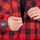 Košile W-TEC Black Heart Respector II - černá s modrým pruhem