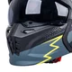 Modulární přilba W-TEC Badalone Graphic - matně černá-žlutá