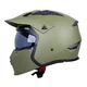 Modulární přilba W-TEC Badalone Army - béžová matná