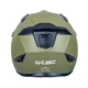 Modulární přilba W-TEC Badalone Army - béžová matná