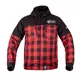 Softshellová moto bunda W-TEC Black Heart Rozzer - červeno-černá - červeno-černá