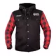 Bunda na chopper W-TEC Black Heart Ruffster - černo-červená