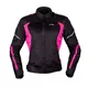 Dámská letní moto bunda W-TEC Martix Lady - černo-růžová - černo-růžová