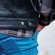 Kožená moto vesta W-TEC Delasola - černá