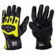 Moto rukavice W-TEC Janstur - černá-fluo