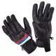 Letní kožené moto rukavice W-TEC Laudero - černá - černá