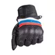 Letní kožené moto rukavice W-TEC Laudero - černá