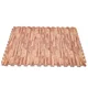 Puzzle tatami podložka inSPORTline Zemalpro 100x100x2 cm - motiv dřeva
