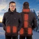 Pánská vyhřívaná bunda W-TEC HEATborg - černá - černá