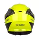 Výklopná přilba W-TEC Banelmeda - černá-fluo žlutá