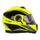 Výklopná přilba W-TEC Banelmeda - černá-fluo žlutá