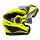 Výklopná přilba W-TEC Banelmeda - černá-fluo žlutá