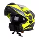 Výklopná přilba W-TEC Banelmeda - černá-fluo žlutá