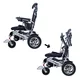 Elektrický invalidní vozík inSPORTline Hawkie Evo II s polohovatelným opěradlem • 700W • 30,55kg • do 130kg • až 24km dojezd