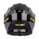 Výklopná přilba W-TEC Banelmeda - černá-fluo žlutá
