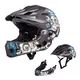 Dětská downhill přilba W-TEC Delgada - Blue Wind - Black Heart Mechanic