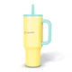 Termohrnek inSPORTline Cocoanna 1200 ml - kávová - žluto-zelená
