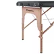 Masérské lehátko inSPORTline Orashi 186x60x62,5-85,5 cm 2-dílné dřevěné - 2.jakost - černá