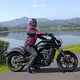 Výklopná moto přilba W-TEC Pezzon Magenta
