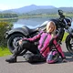 Výklopná moto přilba W-TEC Pezzon Magenta