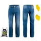 Pánské moto jeansy W-TEC Davosh - modrá - modrá