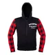 Moto mikina W-TEC Black Heart Ramforge - červeno-černá - červeno-černá
