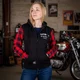 Dámská moto mikina W-TEC Black Heart Ramforge Lady - červeno-černá