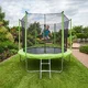 Trampolína s ochrannou sítí a schůdky inSPORTline Irbiso 305 cm