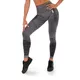 Dámské legíny Boco Wear Grey Melange Push Up - šedá - šedá