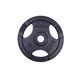 Litinové olympijské kotouče inSPORTline Hamerton Black 50 mm 1,25-25 kg