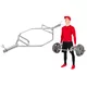 Hex olympijská hřídel inSPORTline Hexlif 140cm/50mm • 21,8kg • do 200kg • s objímkami