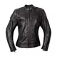 Dámská kožená moto bunda W-TEC Urban Noir Lady - 2.jakost - černá - černá