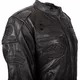 Dámská kožená moto bunda W-TEC Urban Noir Lady - 2.jakost - černá