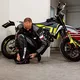 Moto boty W-TEC Bosta - černo-červená