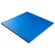 Puzzle tatami podložka inSPORTline Malmeida 100x100x4 cm - mocha mousse-černá, vzor 5 proužků