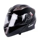 Výklopná moto přilba W-TEC Pezzon - bílo-bronzová
