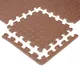Puzzle podložka inSPORTline Famkin (12 dlaždic, 18 okrajů) - mocha mousse - mocha mousse